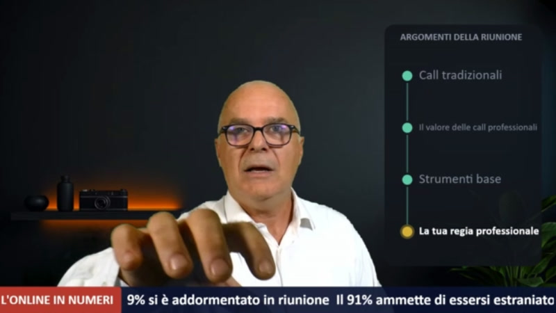 Scaletta della sessione